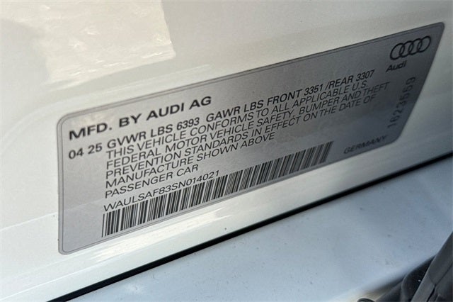 2025 Audi S8 4.0T quattro