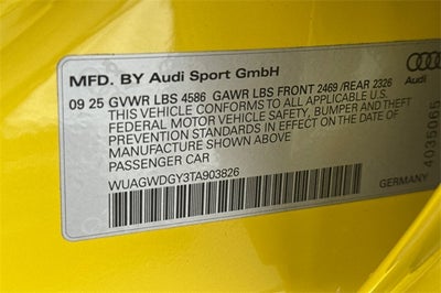 2026 Audi RS 3 2.5T quattro