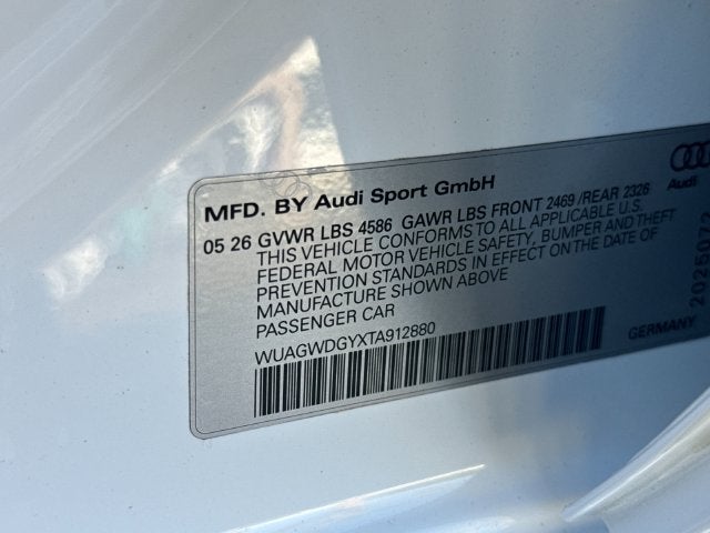 2026 Audi RS 3 2.5T quattro