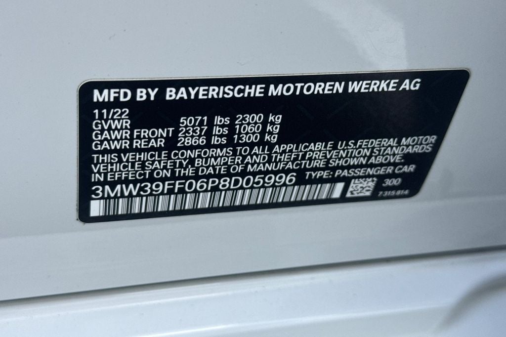 2023 BMW 3 Series 330e iPerformance