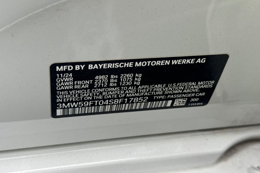 2025 BMW 3 Series M340i