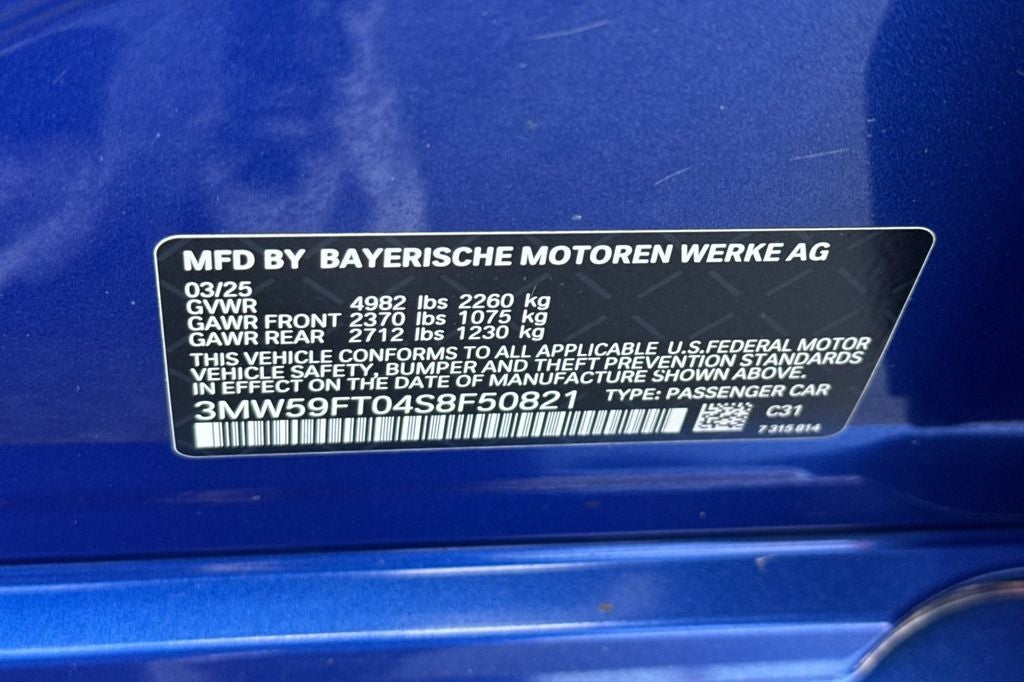 2025 BMW 3 Series M340i