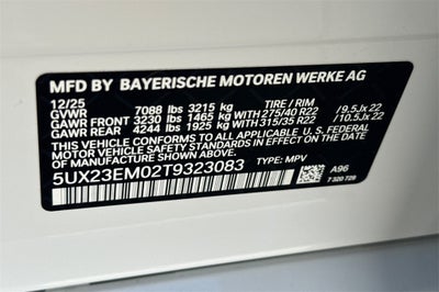 2026 BMW X7 xDrive40i