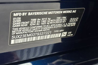 2026 BMW X7 xDrive40i
