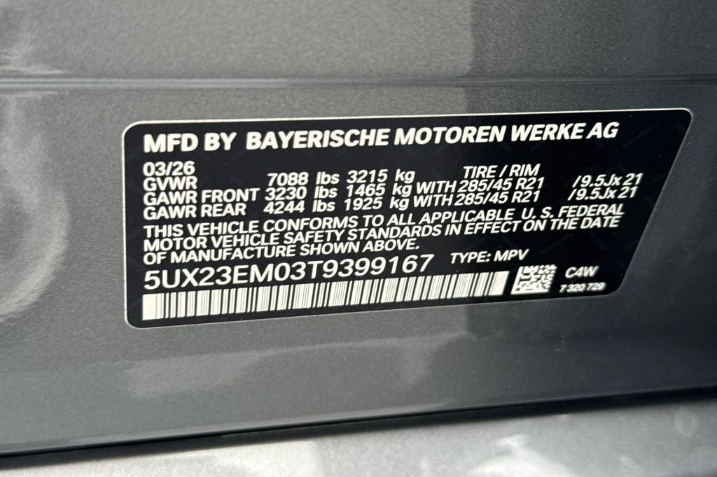 2026 BMW X7 xDrive40i
