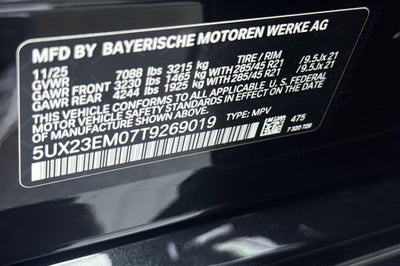 2026 BMW X7 xDrive40i