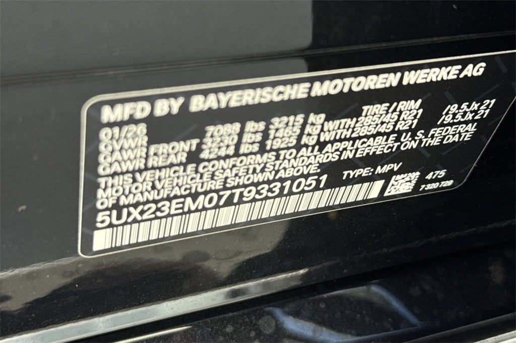 2026 BMW X7 xDrive40i