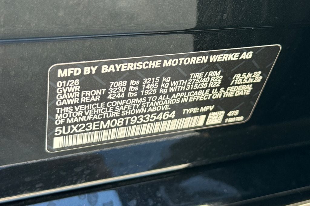 2026 BMW X7 xDrive40i