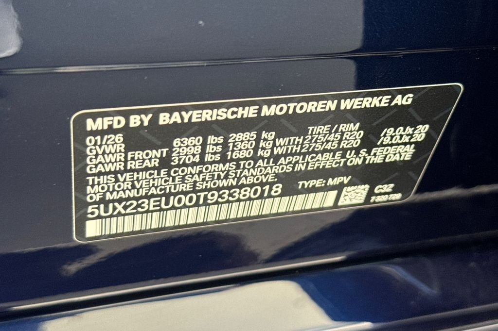 2026 BMW X5 xDrive40i