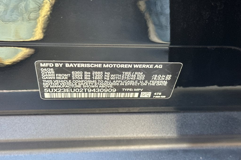 2026 BMW X5 xDrive40i