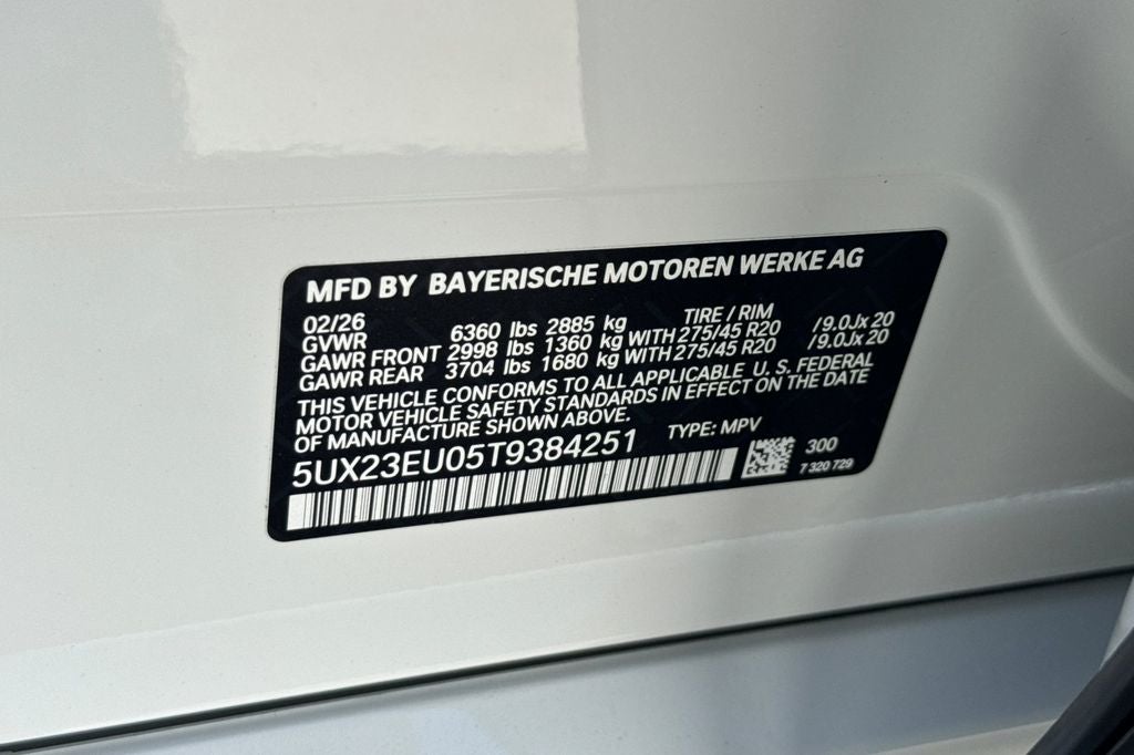 2026 BMW X5 xDrive40i