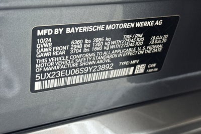 2025 BMW X5 xDrive40i