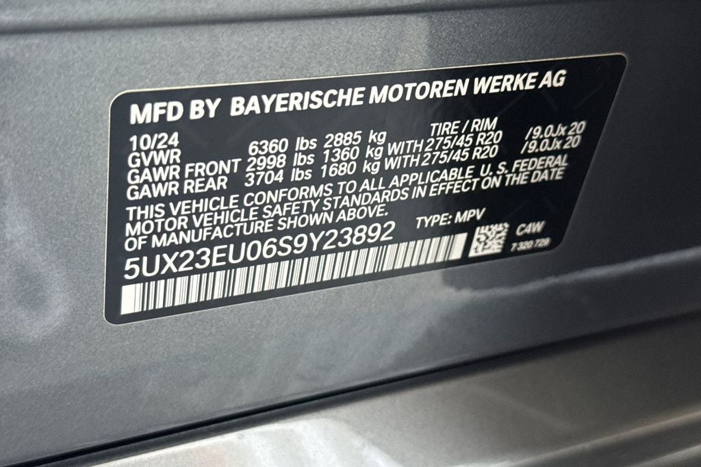 2025 BMW X5 xDrive40i