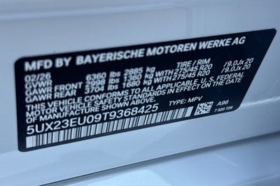 2026 BMW X5 xDrive40i