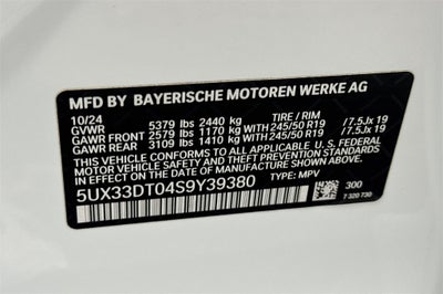 2025 BMW X4 xDrive30i