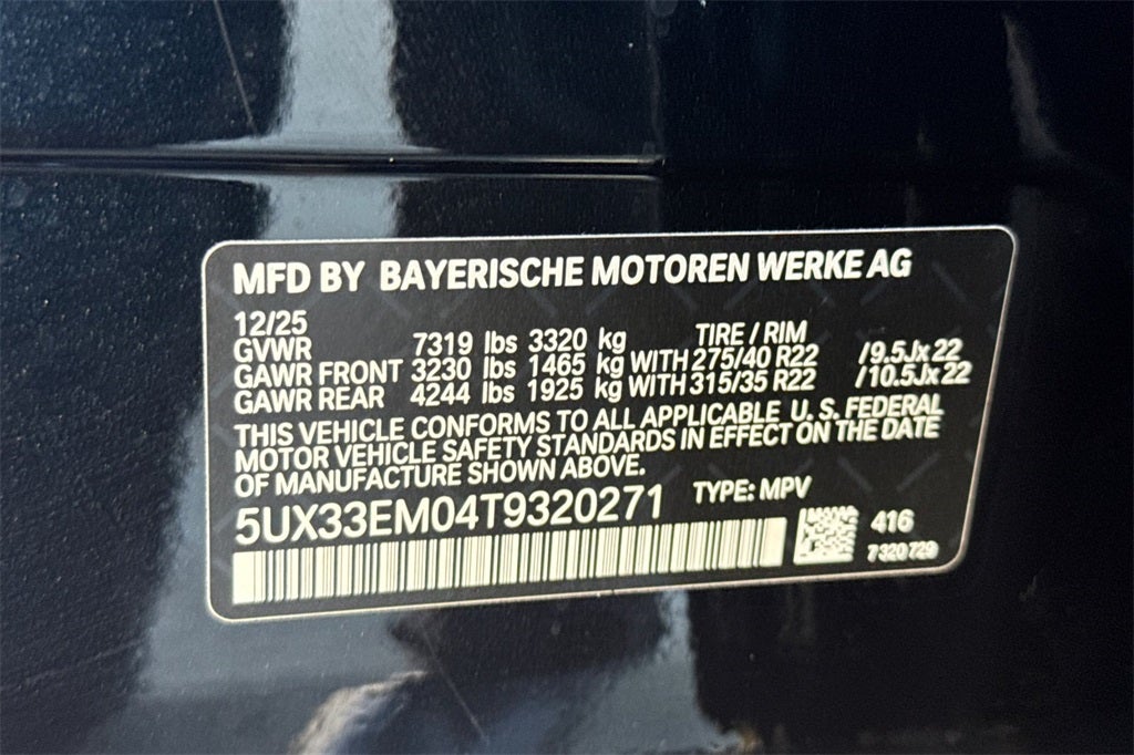 2026 BMW X7 M60i