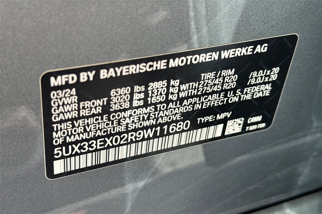 2024 BMW X6 xDrive40i