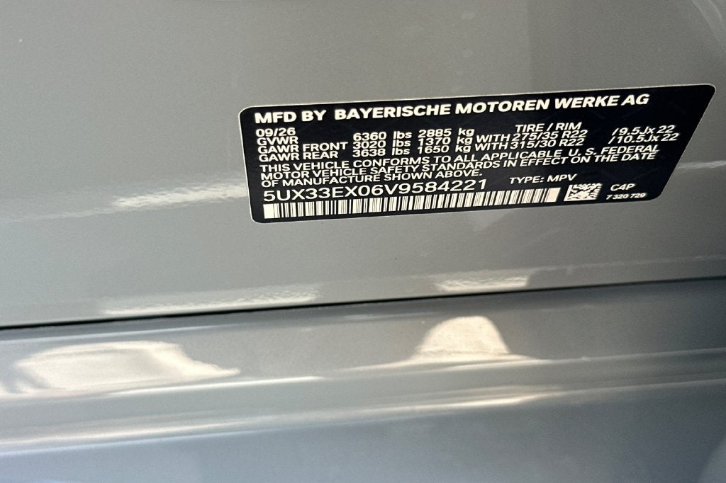 2027 BMW X6 xDrive40i