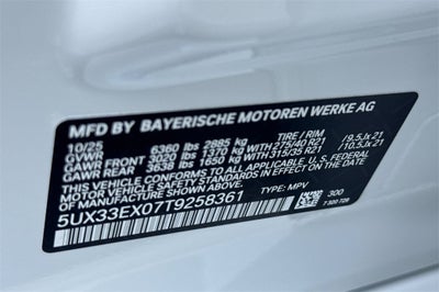 2026 BMW X6 xDrive40i