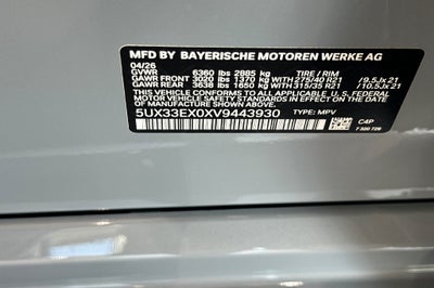 2027 BMW X6 xDrive40i