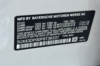 2023 BMW X3 sDrive30i