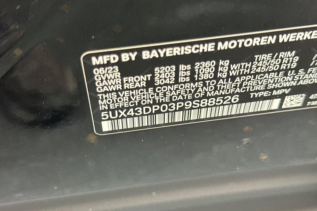 2023 BMW X3 sDrive30i