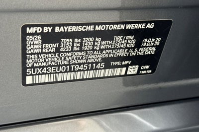 2026 BMW X5 xDrive50e