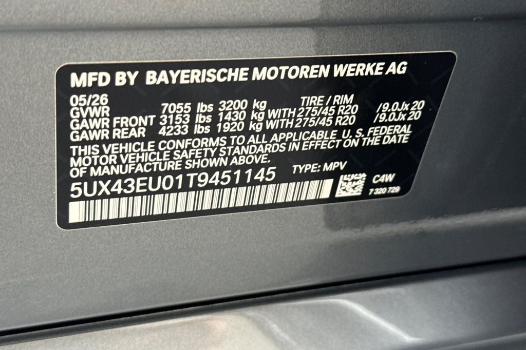 2026 BMW X5 xDrive50e
