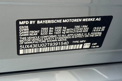 2026 BMW X5 xDrive50e
