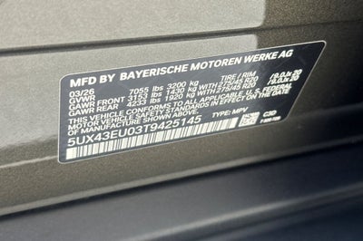 2026 BMW X5 xDrive50e