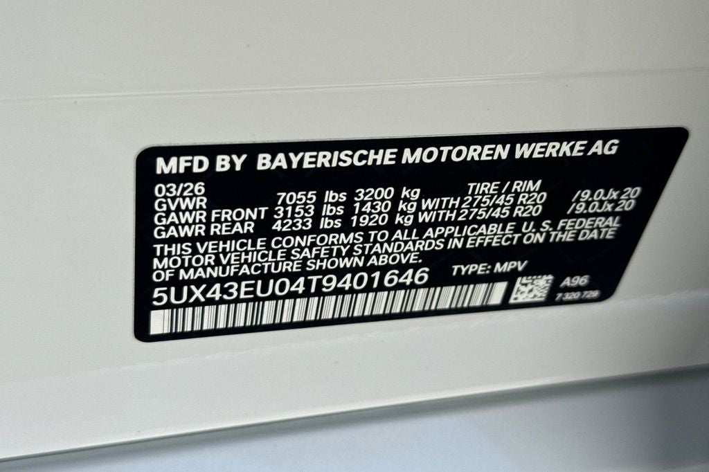 2026 BMW X5 xDrive50e
