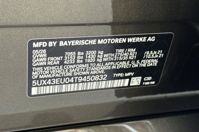 2026 BMW X5 xDrive50e
