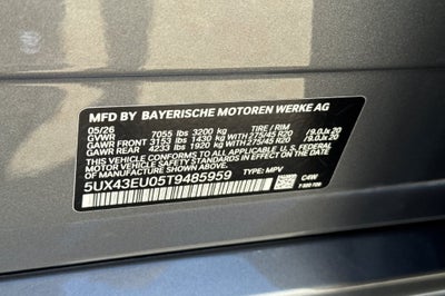 2026 BMW X5 xDrive50e