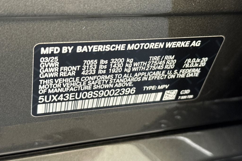 2025 BMW X5 xDrive50e