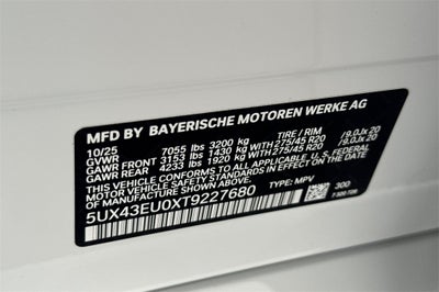 2026 BMW X5 xDrive50e