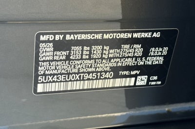 2026 BMW X5 xDrive50e
