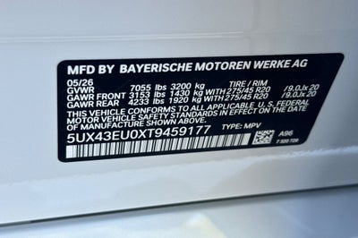 2026 BMW X5 xDrive50e