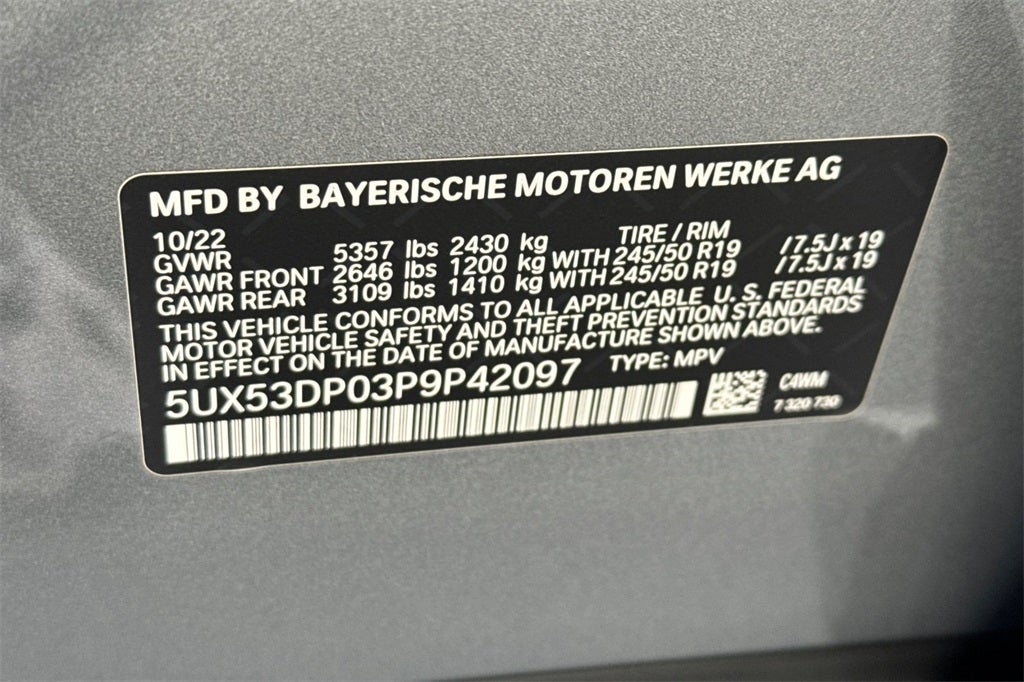 2023 BMW X3 xDrive30i