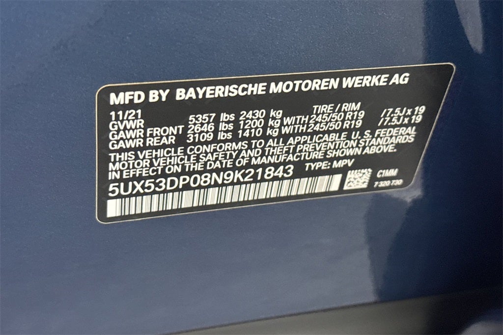 2022 BMW X3 xDrive30i