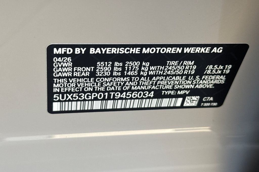 2026 BMW X3 30 xDrive