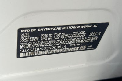 2025 BMW X3 30 xDrive