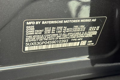 2025 BMW X3 30 xDrive