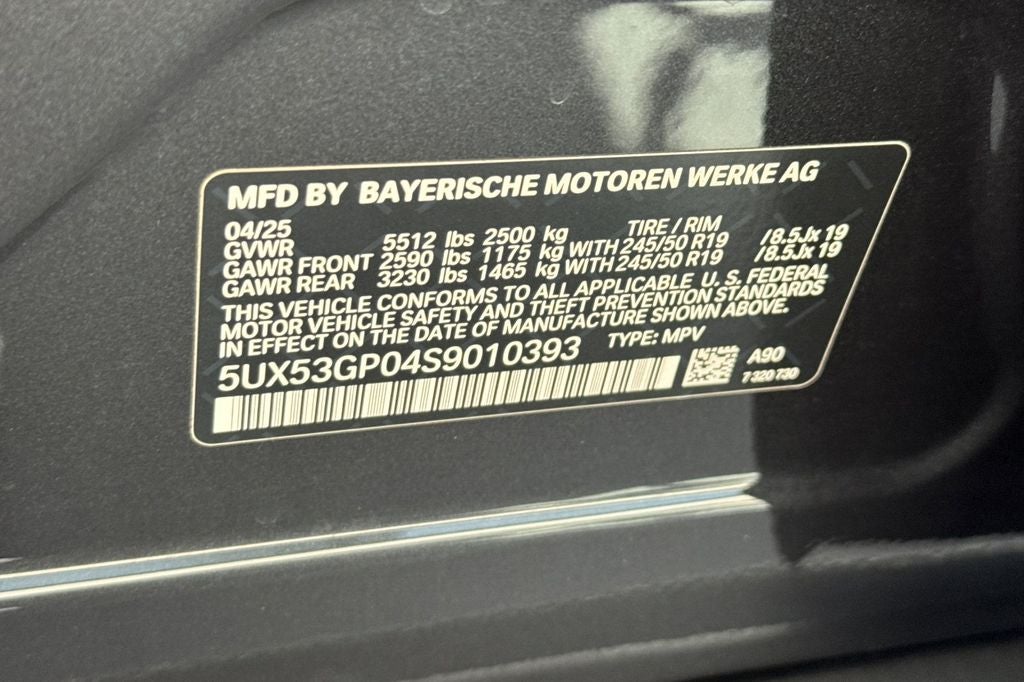 2025 BMW X3 30 xDrive