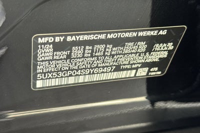 2025 BMW X3 30 xDrive