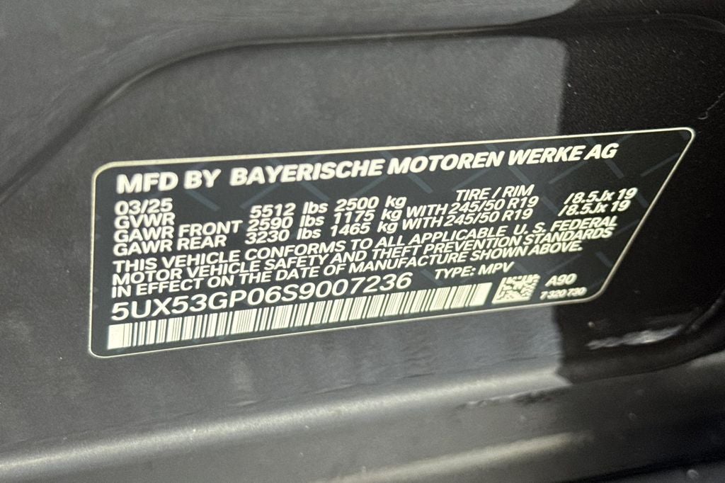 2025 BMW X3 30 xDrive