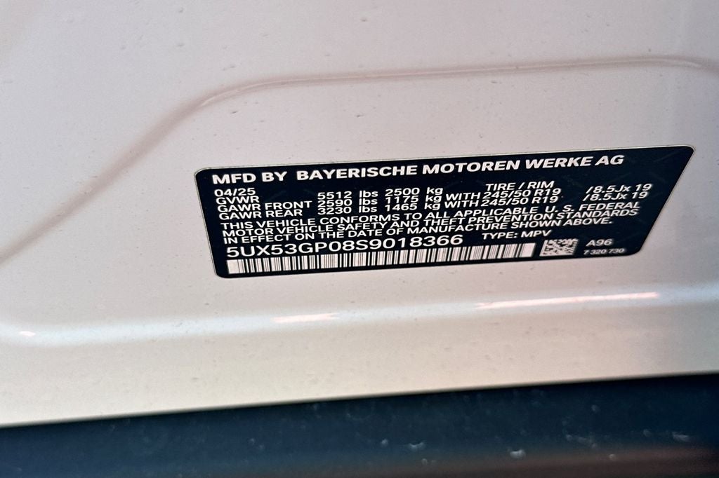 2025 BMW X3 30 xDrive