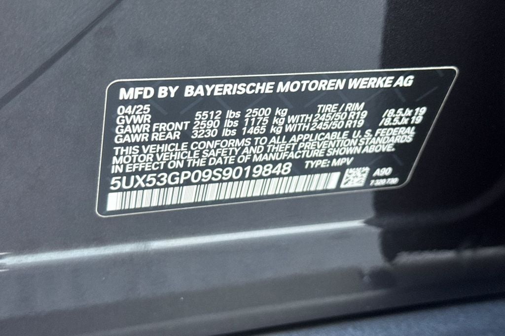 2025 BMW X3 30 xDrive