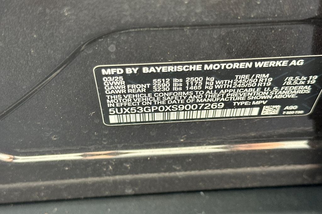 2025 BMW X3 30 xDrive