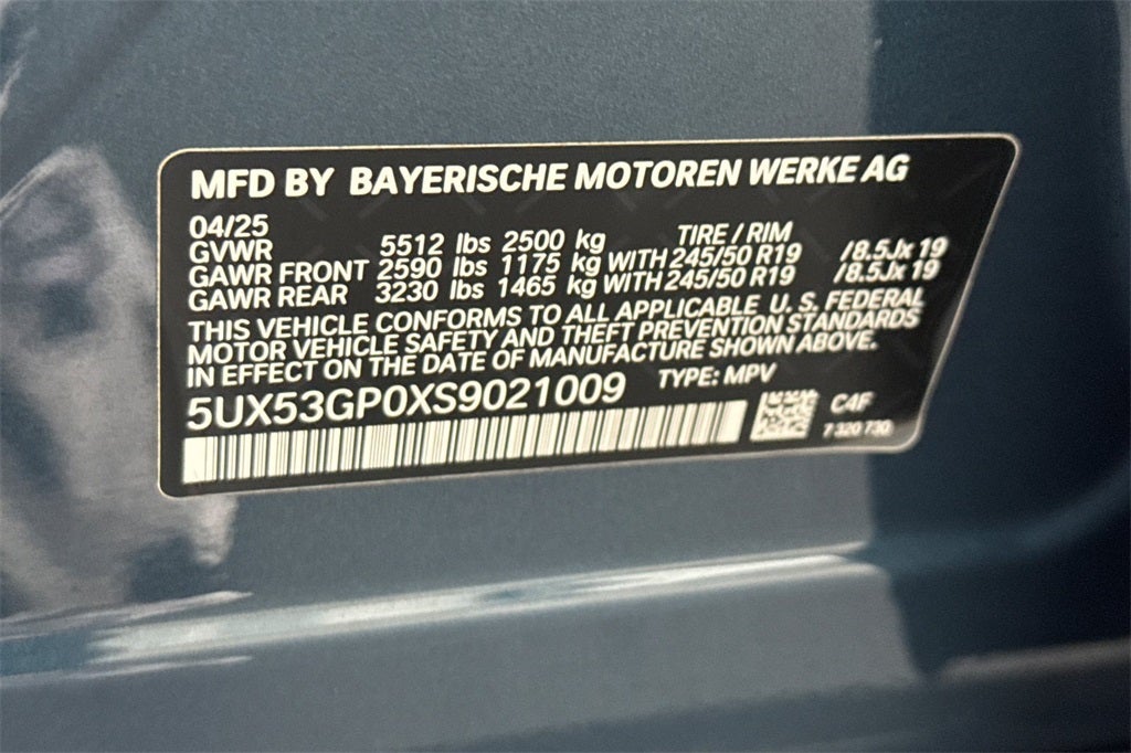 2025 BMW X3 30 xDrive