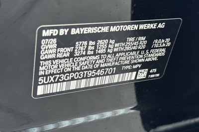 2026 BMW X3 M50 xDrive
